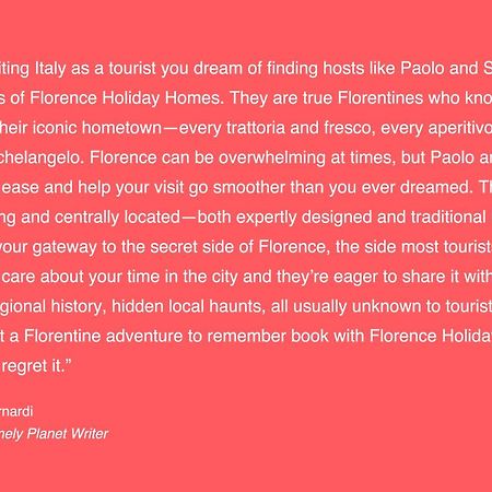 Florence Holiday Homes Santa Maria Novella מראה חיצוני תמונה